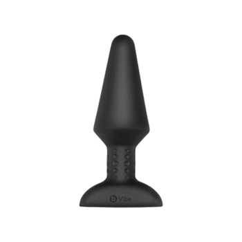 b-Vibe - Rimming XL - Roterende en vibrerende buttplug (Zwart)